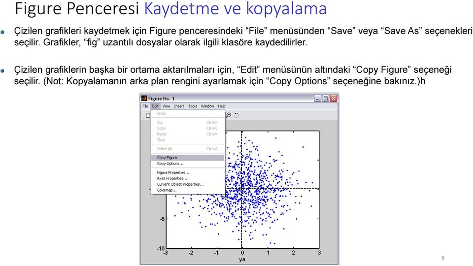 Grafikler, fig uzantılı dosyalar olarak ilgili klasöre kaydedilirler.