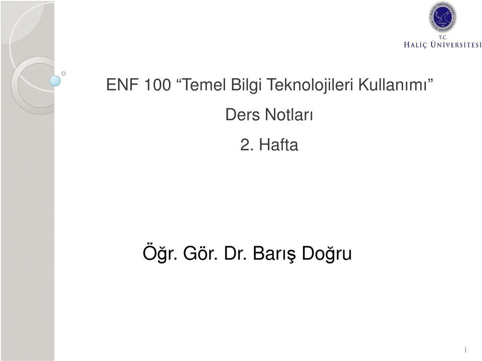 Ders Notları 2.