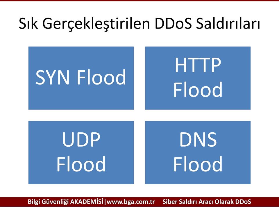 DDoS Saldırıları