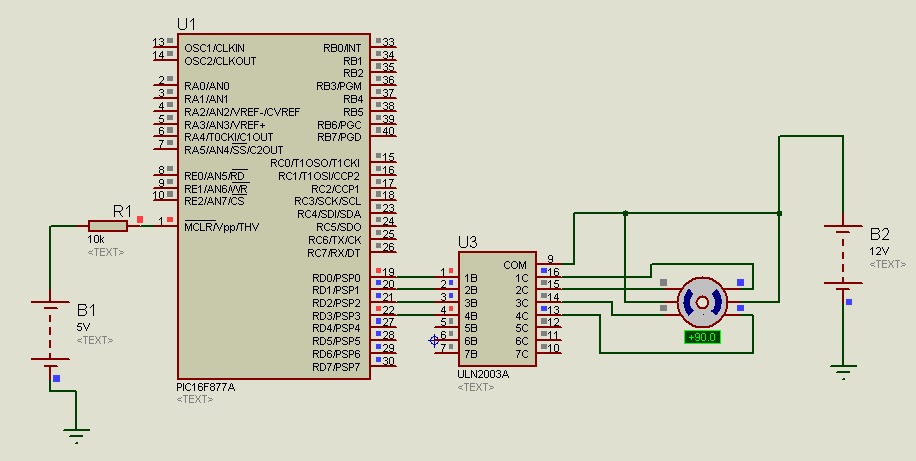 Unipolar step motor