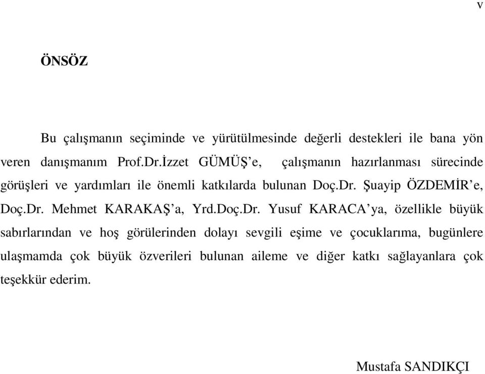 Şuayip ÖZDEMİR e, Doç.Dr.