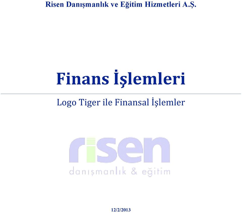 Finans İşlemleri Logo