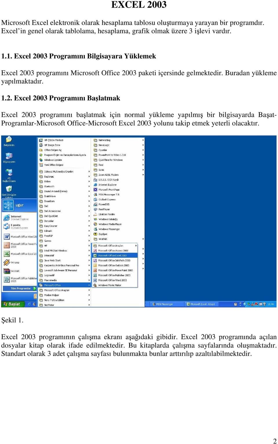 03 Programını Bilgisayara Yüklemek Excel 20