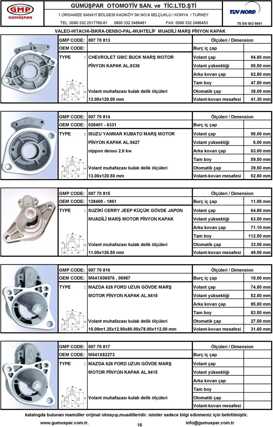 80 mm GMP CODE: 007 70 815 128400-1861 11.00 mm : SUZİKİ CERRY JEEP KÜÇÜK GÖVDE JAPON 64.80 mm MUADİLİ MARŞ 63.50 mm 71.10 mm 112.50 mm 33.00 mm 11.00x126.50 mm 49.