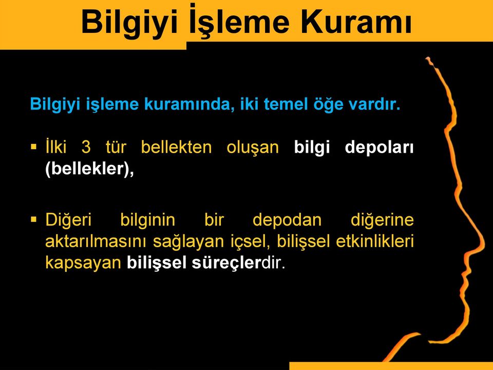 Diğeri bilginin bir depodan diğerine aktarılmasını