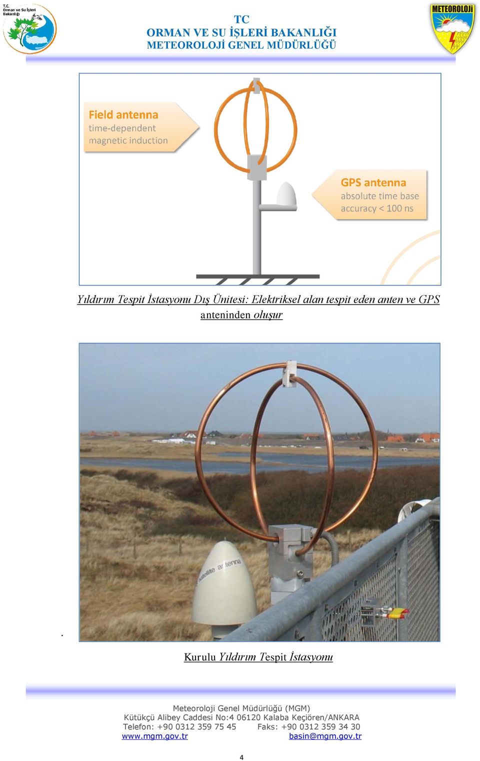 eden anten ve GPS anteninden
