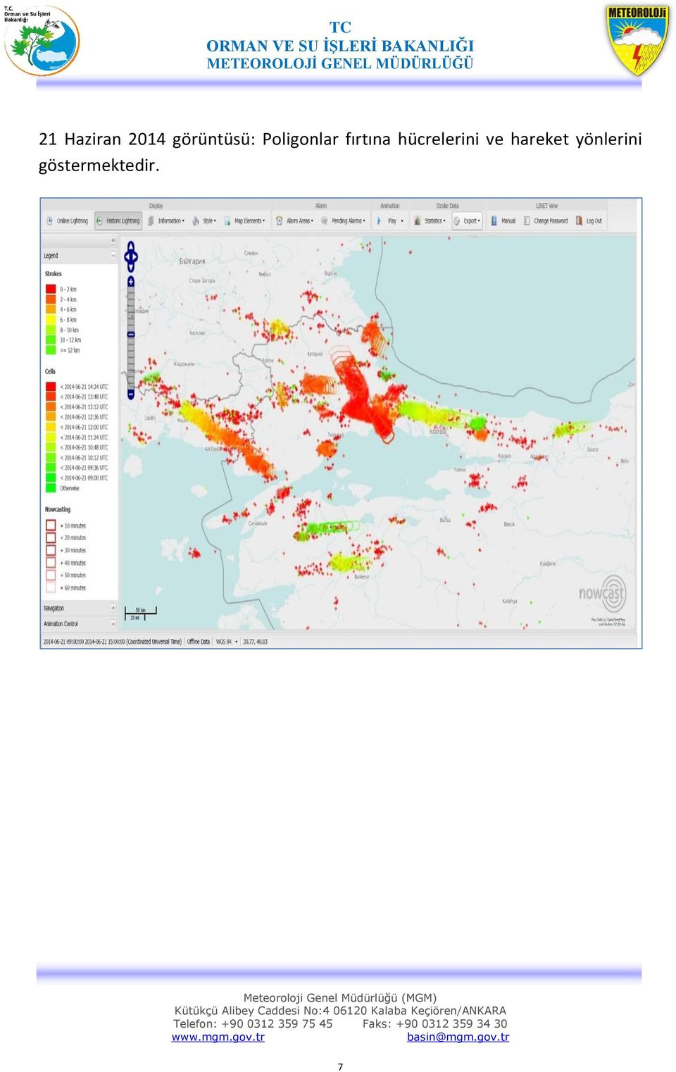 fırtına hücrelerini ve