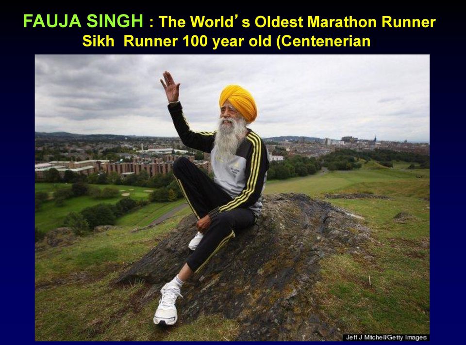 Marathon Runner Sikh