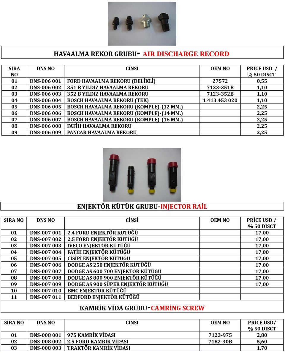 ) BOSCH HAVAALMA REKORU (KOMPLE)-( MM.