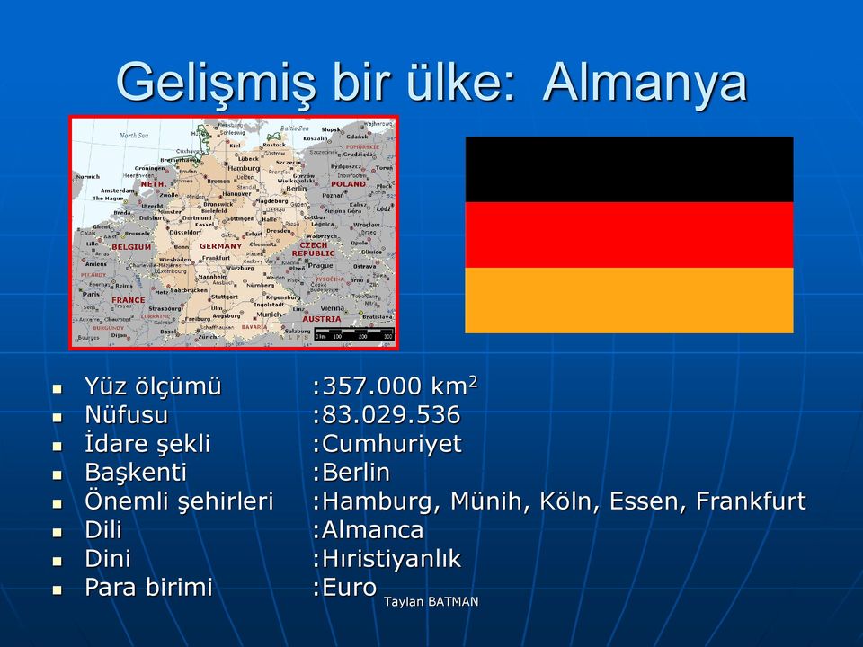 536 İdare şekli :Cumhuriyet Başkenti :Berlin Önemli