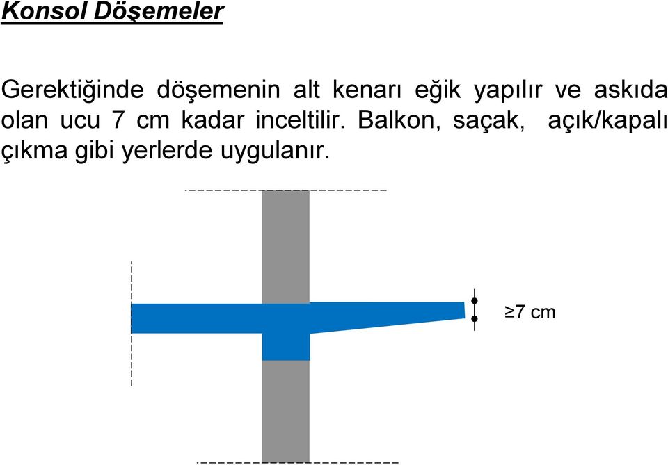 ucu 7 cm kadar inceltilir.