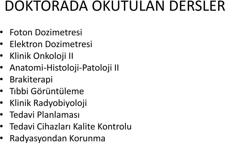 II Brakiterapi Tıbbi Görüntüleme Klinik Radyobiyoloji