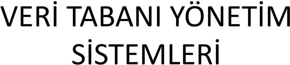 YÖNETİM