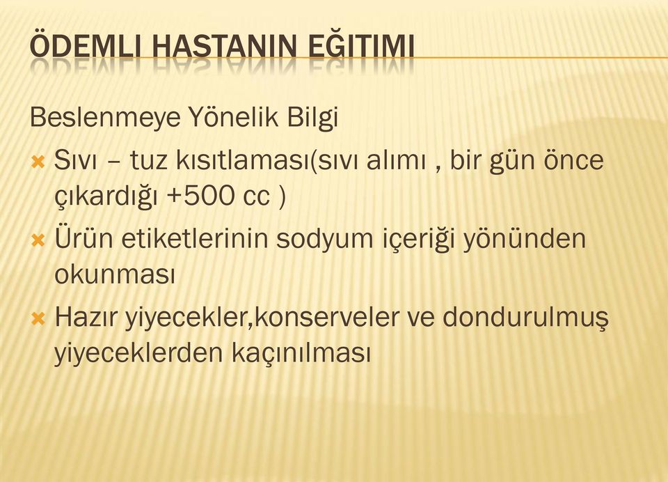 Ürün etiketlerinin sodyum içeriği yönünden okunması Hazır