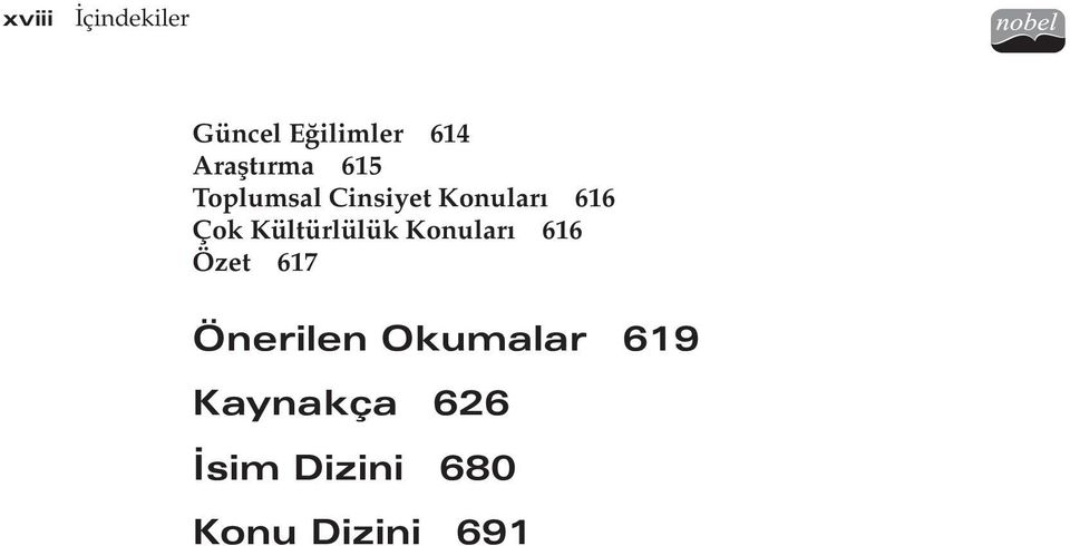 Çok Kültürlülük Konuları 616 Özet 617 Önerilen