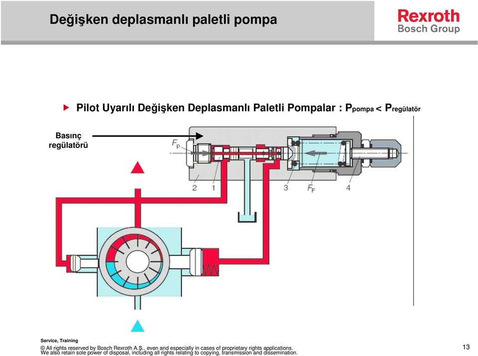 Deplasmanlı Paletli Pompalar :