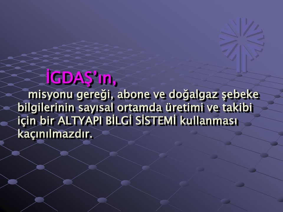 ortamda üretimi ve takibi için bir