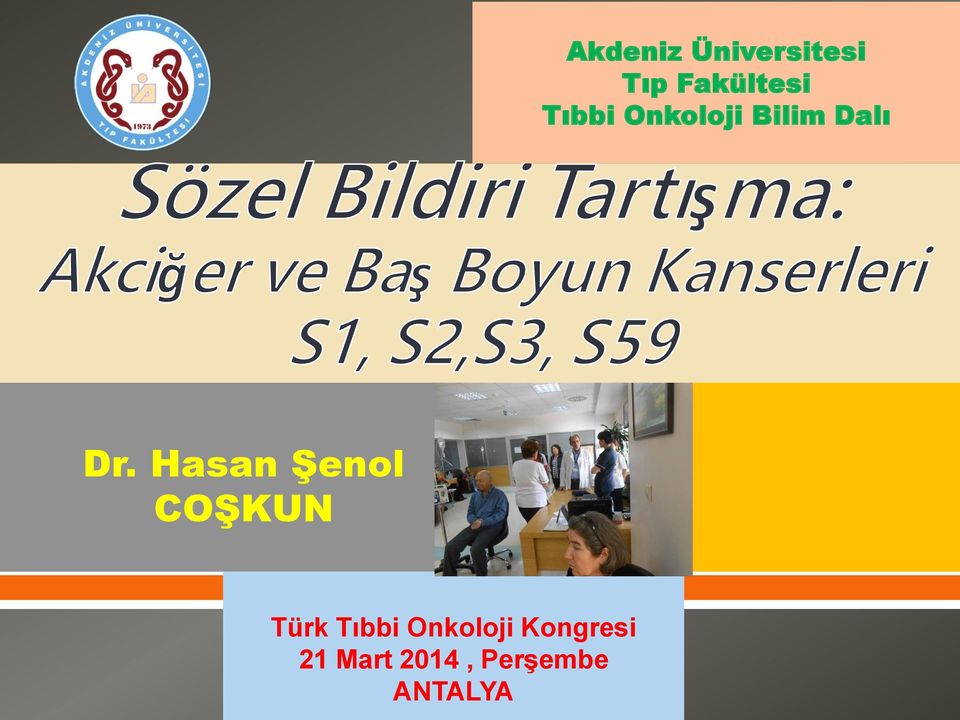 Hasan Şenol COŞKUN Türk Tıbbi