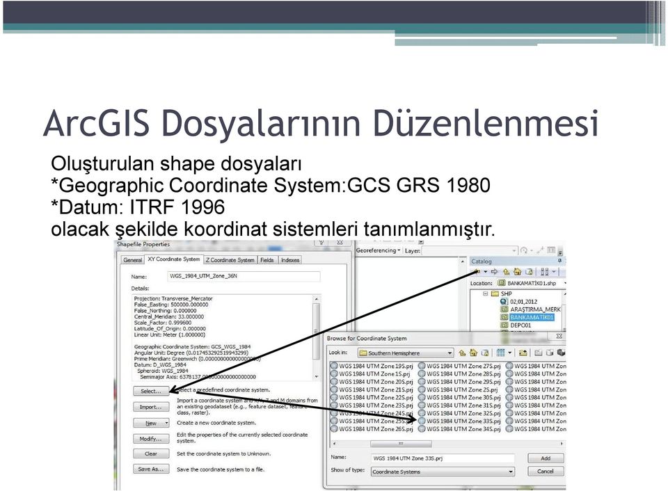 Coordinate System:GCS GRS 1980 *Datum: ITRF