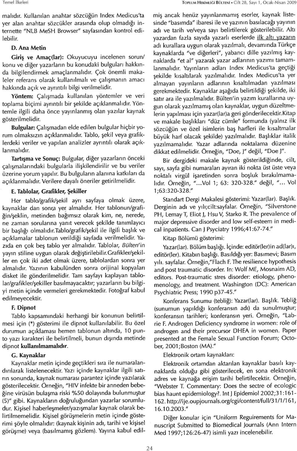 BÜLTENİ Cilt 28,