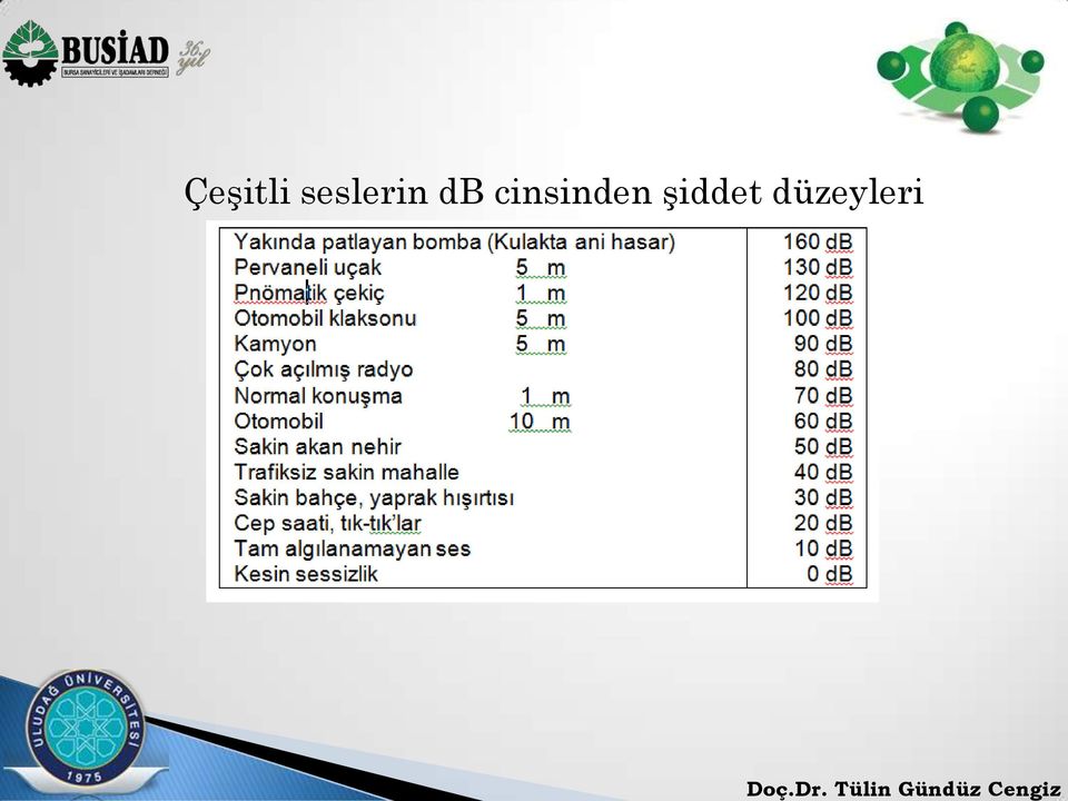 şiddet düzeyleri