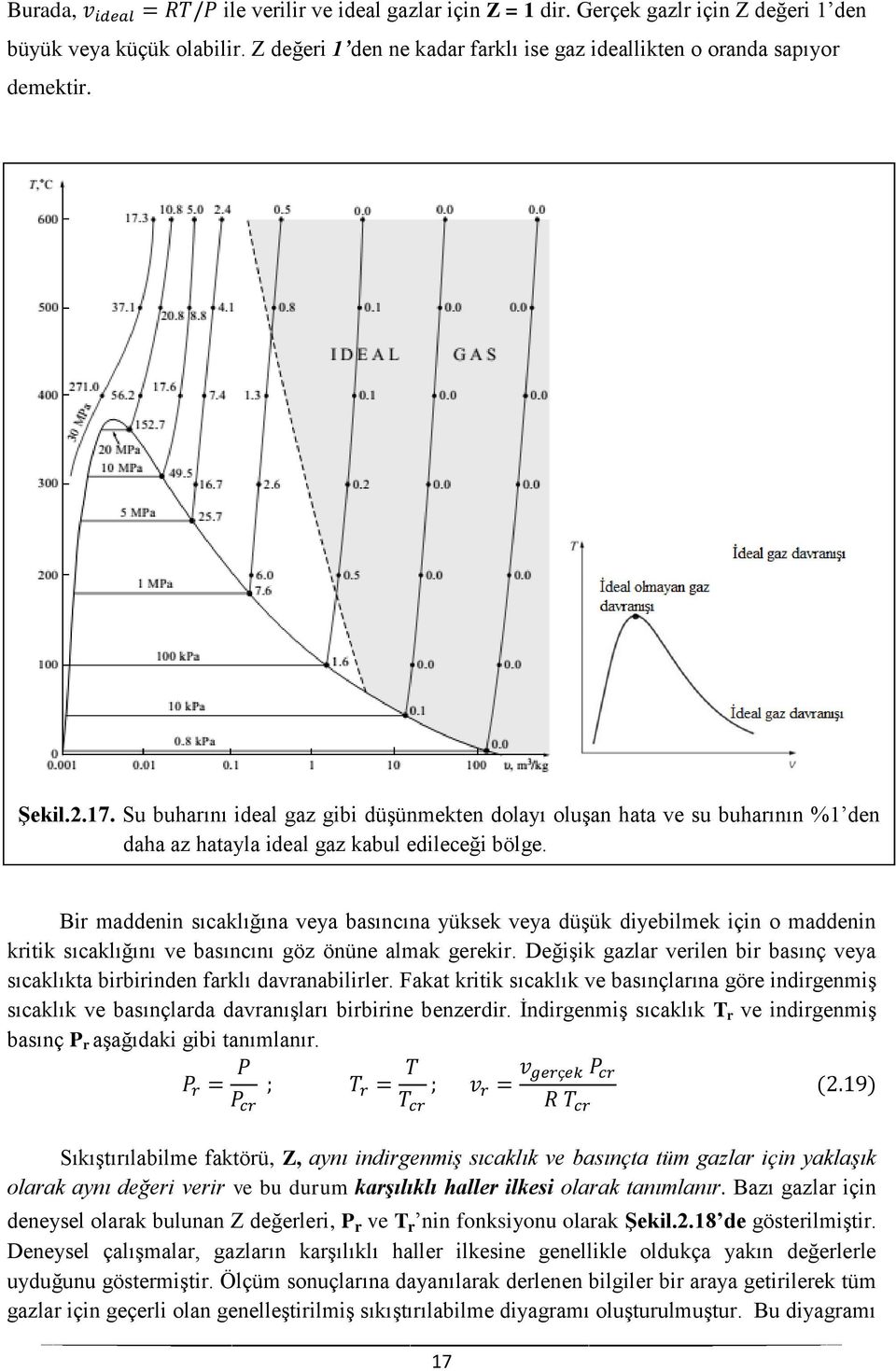 Bir maddenin sıcaklığına veya basıncına yüksek veya düşük diyebilmek için o maddenin kritik sıcaklığını ve basıncını göz önüne almak gerekir.