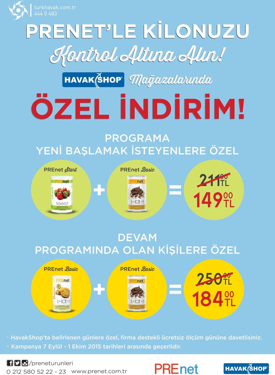 günlere özel, firma destekli ücretsiz ölçüm gününe