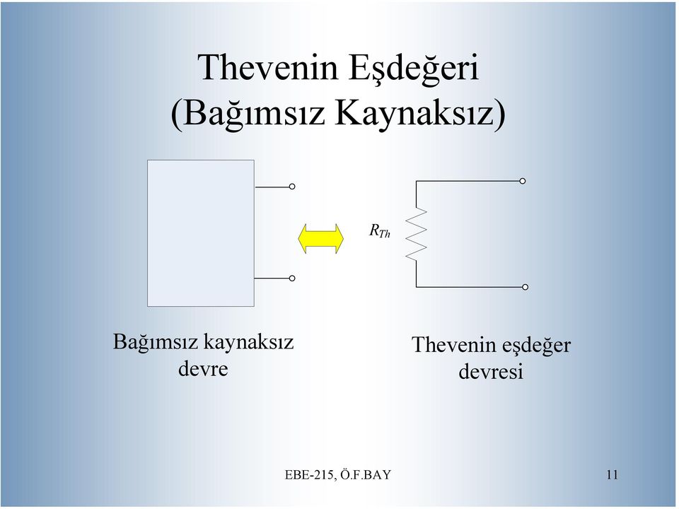 Bağımsız kaynaksız devre