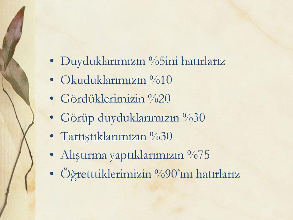 duyduklarımızın %30 Tartıştıklarımızın %30