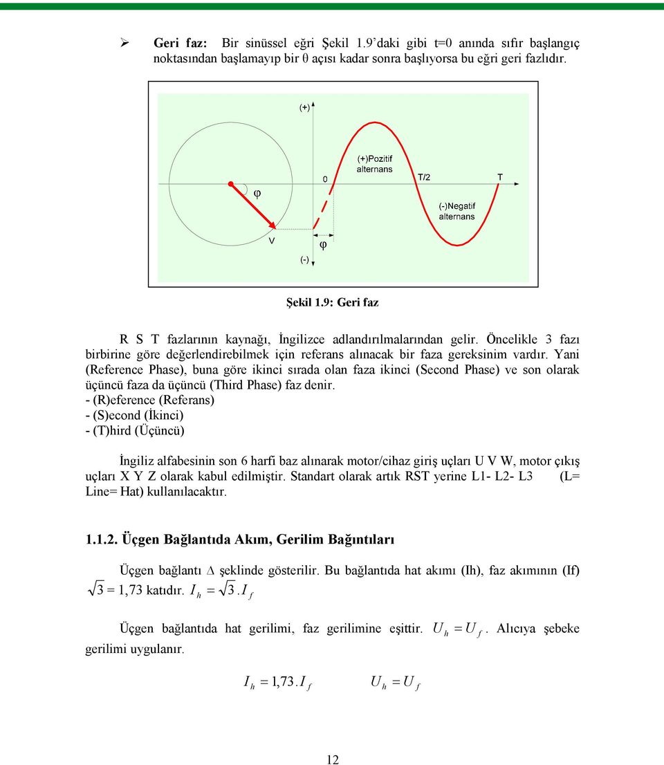 Yani (Reference Phase), buna göre ikinci sırada olan faza ikinci (Second Phase) ve son olarak üçüncü faza da üçüncü (Third Phase) faz denir.