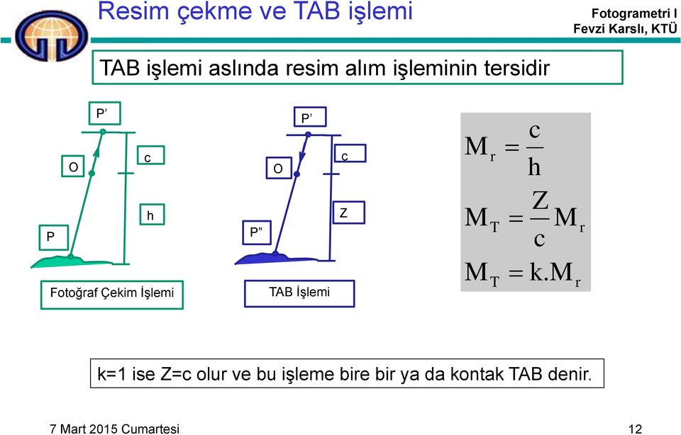 İşlemi c Z M M M r T T c h Z M c k.