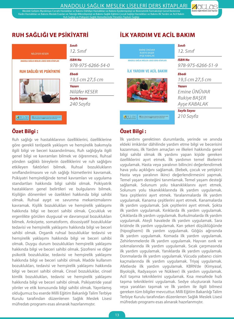 ANADOLU SAĞLIK MESLEK LİSESİ DERS KİTAPLARI - PDF Free Download