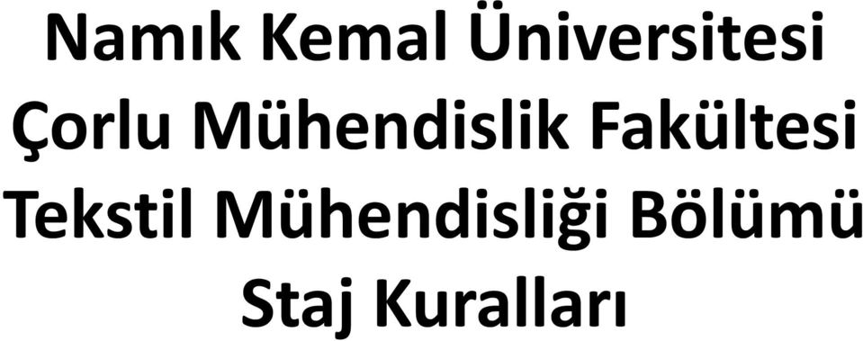 Mühendislik Fakültesi