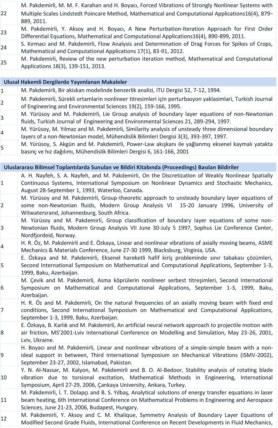 Boyacı, A New Perturbation-Iteration Approach for First Order Differential Equations, Mathematical and Computational Applications16(4), 890-899, 2011. S. Kırmacı and M.