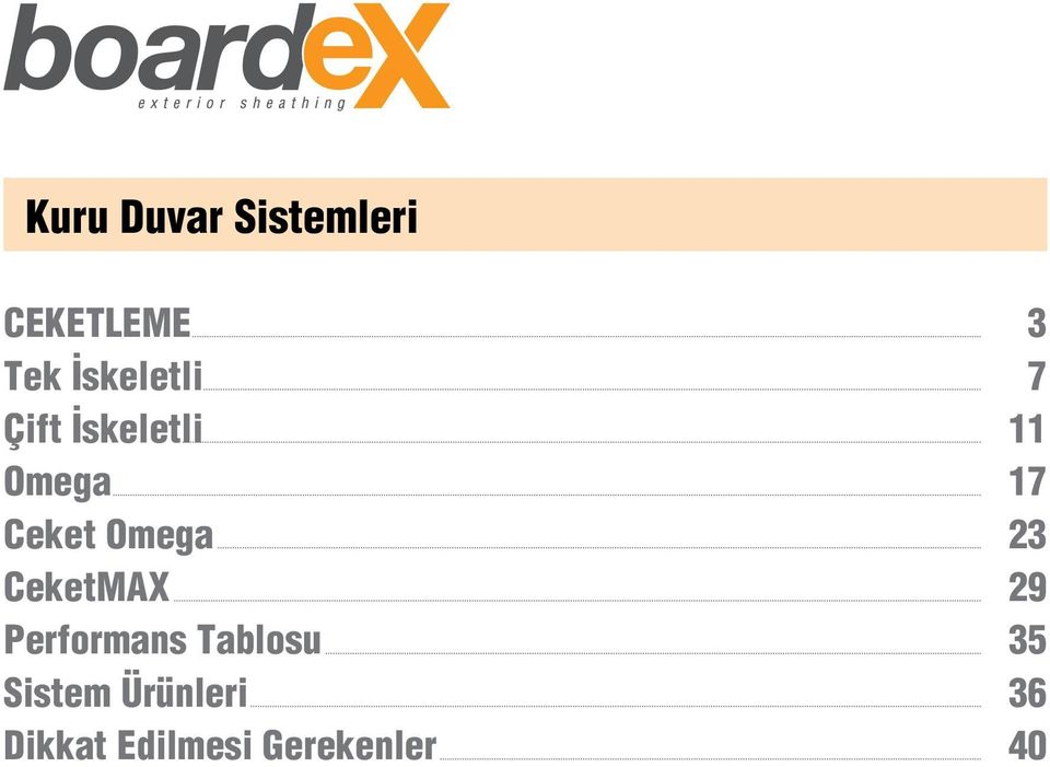 CeketMAX Performans Tablosu Sistem Ürünleri