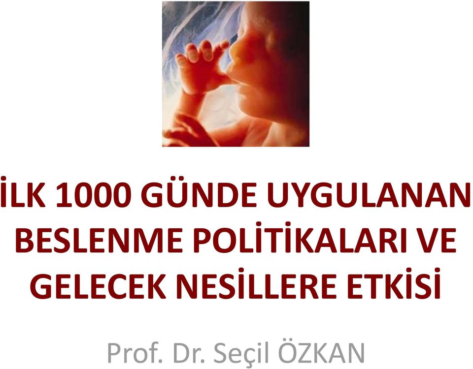 POLİTİKALARI VE GELECEK