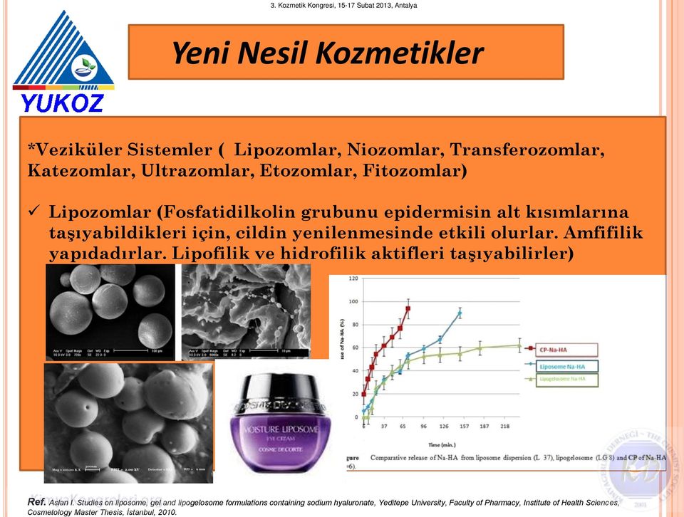 of Health Sciences, Cosmetology Master Thesis, İstanbul, 2010.