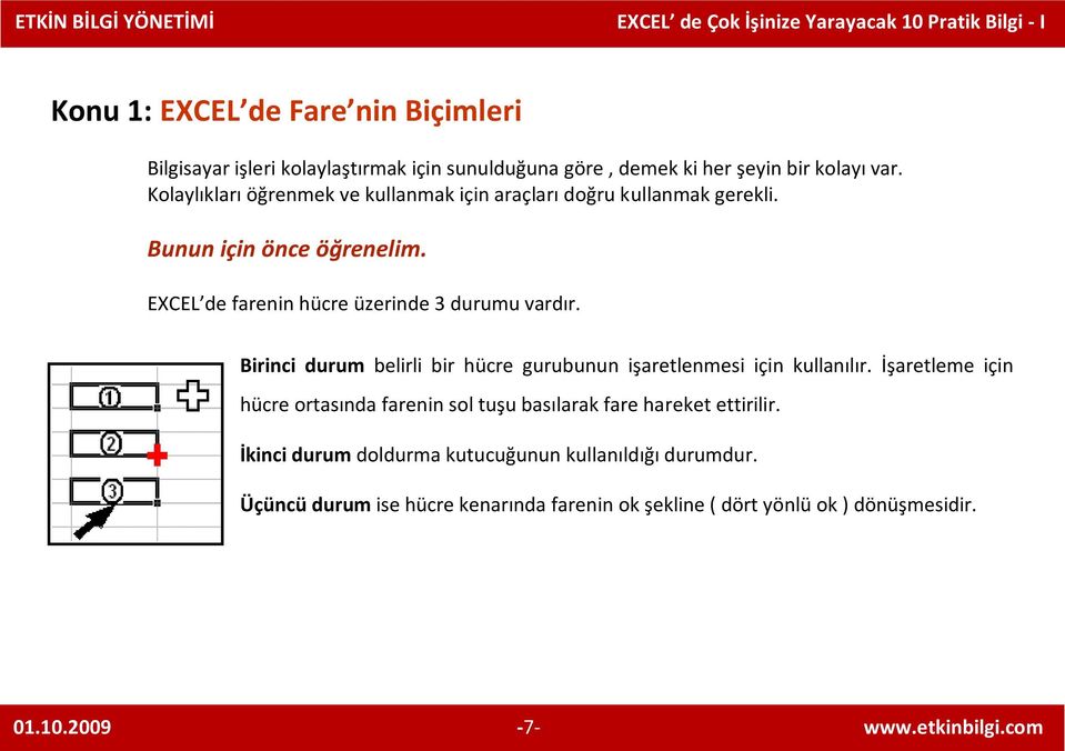 EXCEL de Çok İşinize Yarayacak 10 Pratik Bilgi - I - PDF Free Download