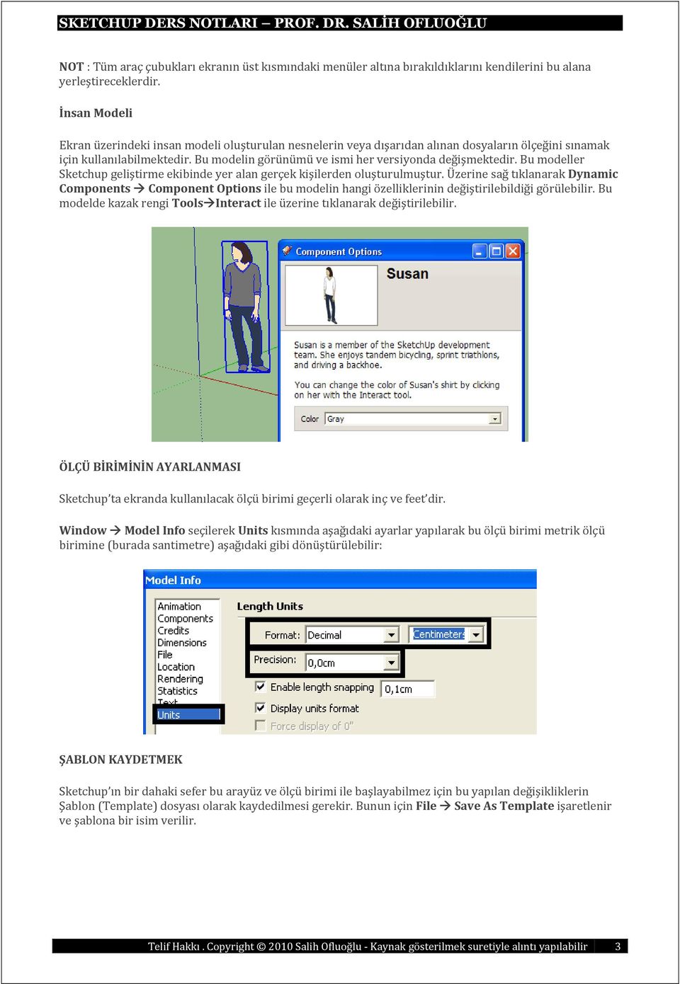 Bu modeller Sketchup geliştirme ekibinde yer alan gerçek kişilerden oluşturulmuştur.