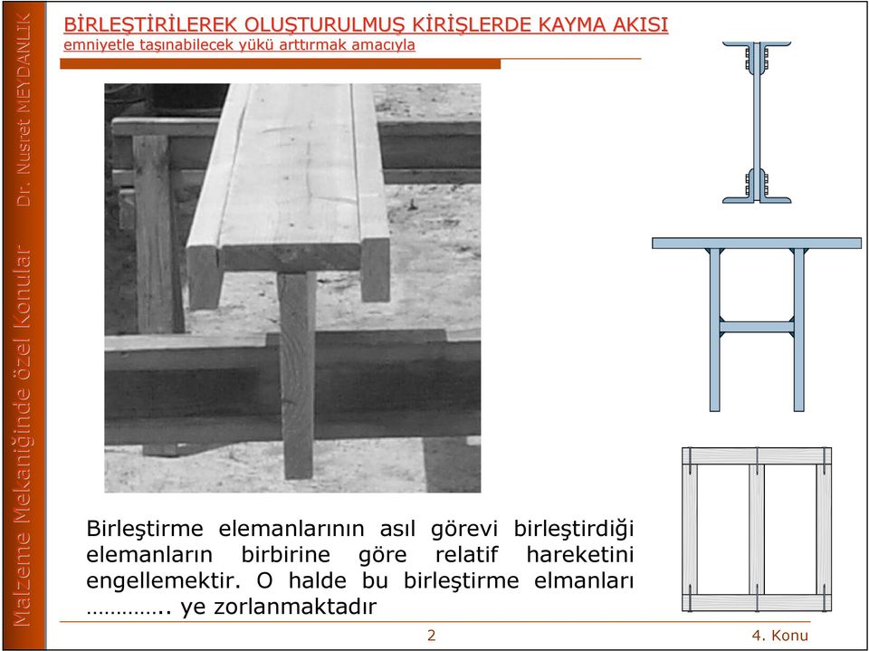 elemanlarının asıl görevi birleştirdiği elemanların birbirine göre