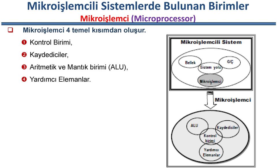 temel kısımdan oluşur.