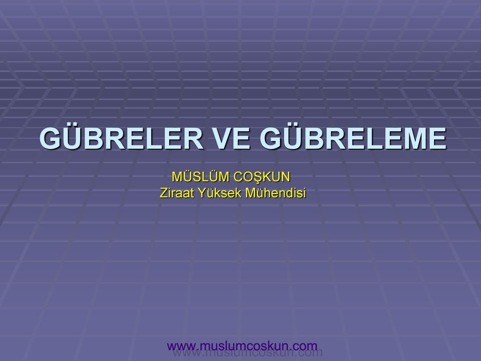 MÜSLÜM COŞKUN