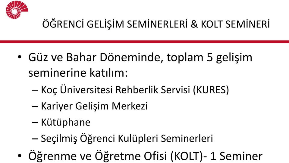 Rehberlik Servisi (KURES) Kariyer Gelişim Merkezi Kütüphane