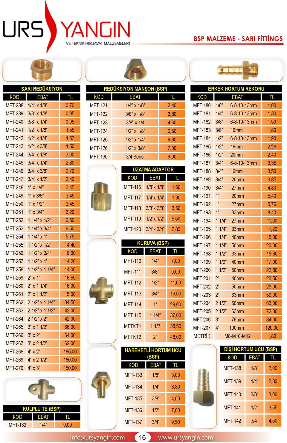 3/4 6,50 MFT-254 1 1/4 x 1 5,75 MFT-255 1 1/2 x 1/2 14,40 MFT-256 1 1/2 x 3/4 16,00 MFT-257 1 1/2 x 1 14,20 MFT-258 1 1/2 x 1 1/4 14,00 MFT-259 2 x 1 16,50 MFT-260 2 x 1 1/4 16,00 MFT-261 2 x 1 1/2