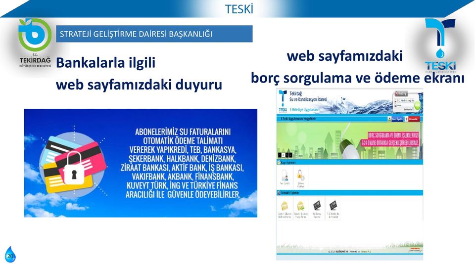 sayfamızdaki duyuru web