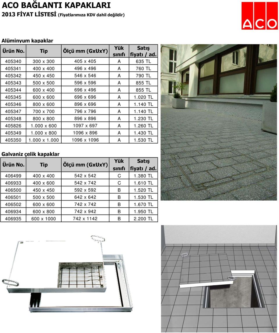 x 400 696 x 496 A 855 TL 405345 600 x 600 696 x 696 A 1.020 TL 405346 800 x 600 896 x 696 A 1.140 TL 405347 700 x 700 796 x 796 A 1.140 TL 405348 800 x 800 896 x 896 A 1.230 TL 405826 1.