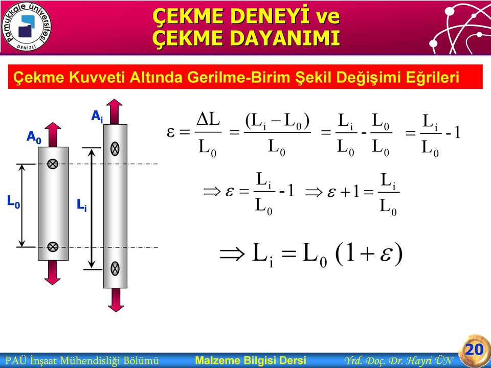 - = -1 L0 L0 L0 L 0 L i = L L i 0-1 + 1 = L L i 0 L = L i 0 (1 + ) PAÜ