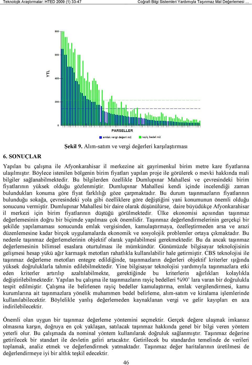 Böylece istenilen bölgenin birim fiyatları yapılan proje ile görülerek o mevki hakkında mali bilgiler sağlanabilmektedir.