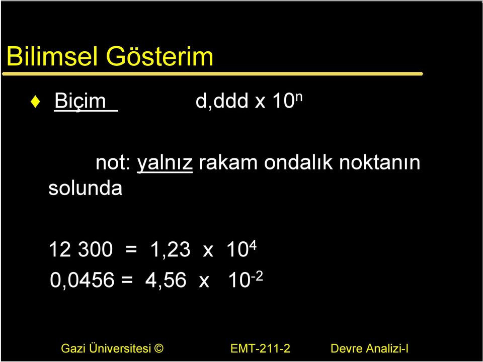 ondalık noktanın solunda 12