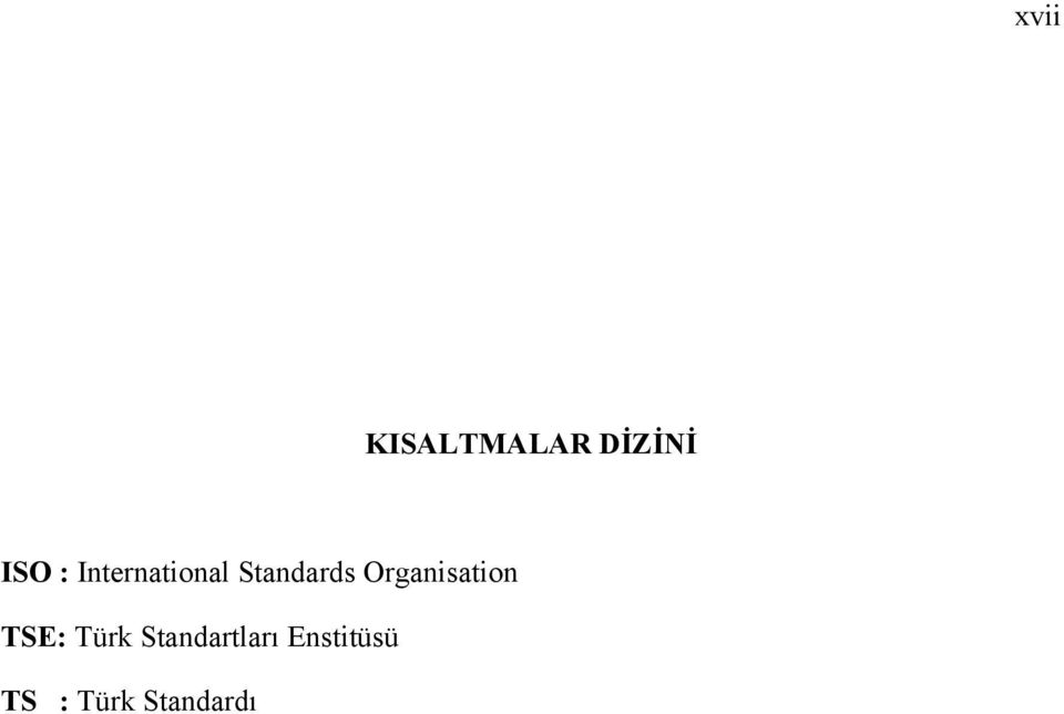 Organisation TSE: Türk